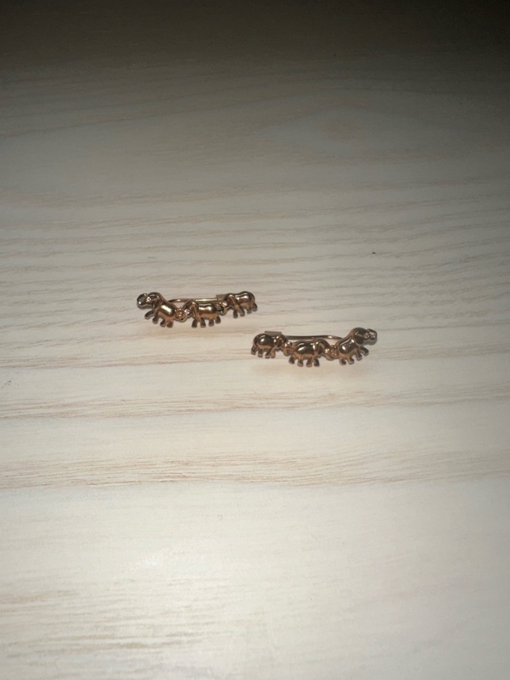 Kate Spade | Dainty Gold Tone Elephant Ear Climbers